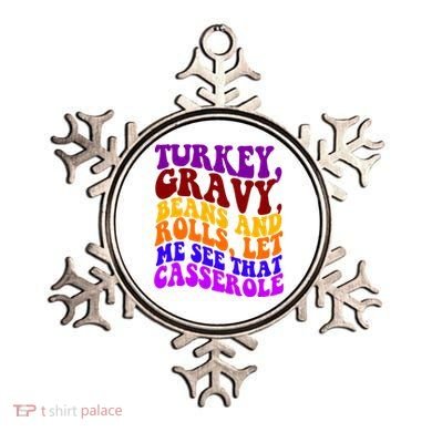 Turkey Gravy Beans And Rolls Let Me See That Casserole Ornament