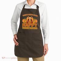 Thankful Grateful Blessed Happy Thanksgiving Turkey Apron thumb 2