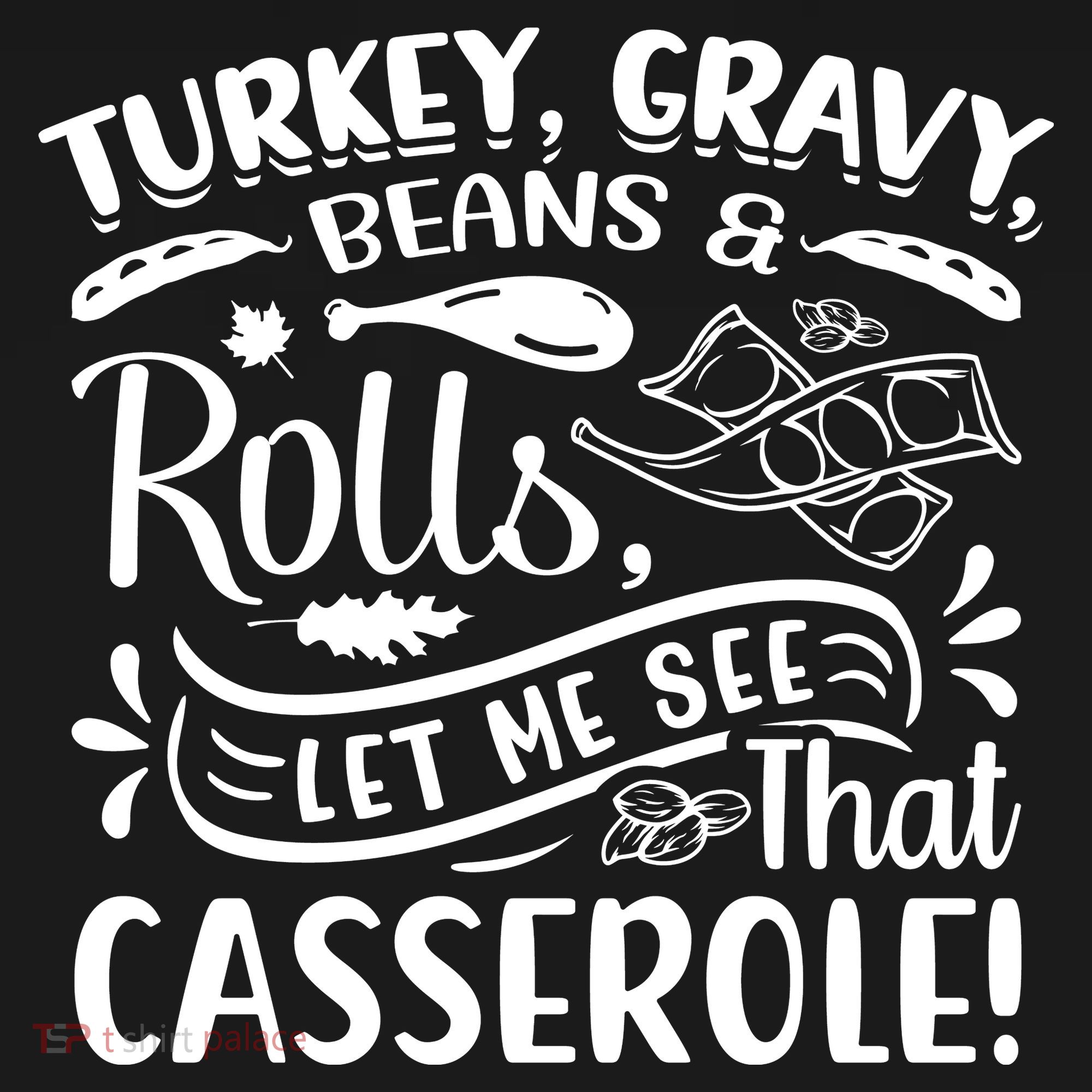 Turkey Gravy Beans & Rolls For Thanksgiving Backpack