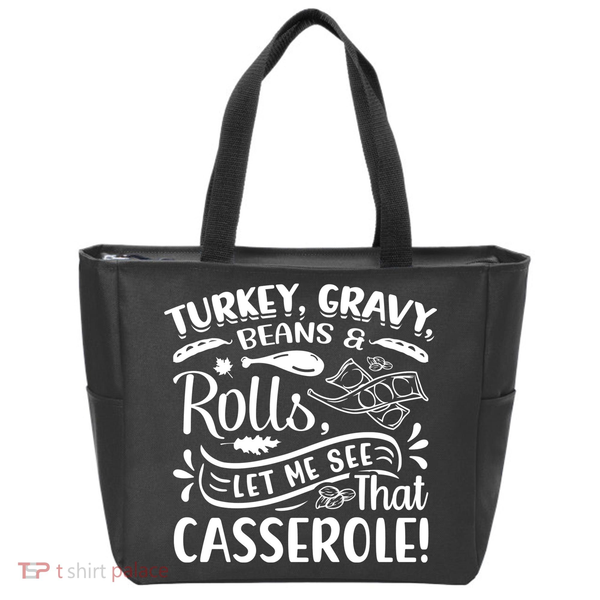 Turkey Gravy Beans & Rolls For Thanksgiving Tote Bag