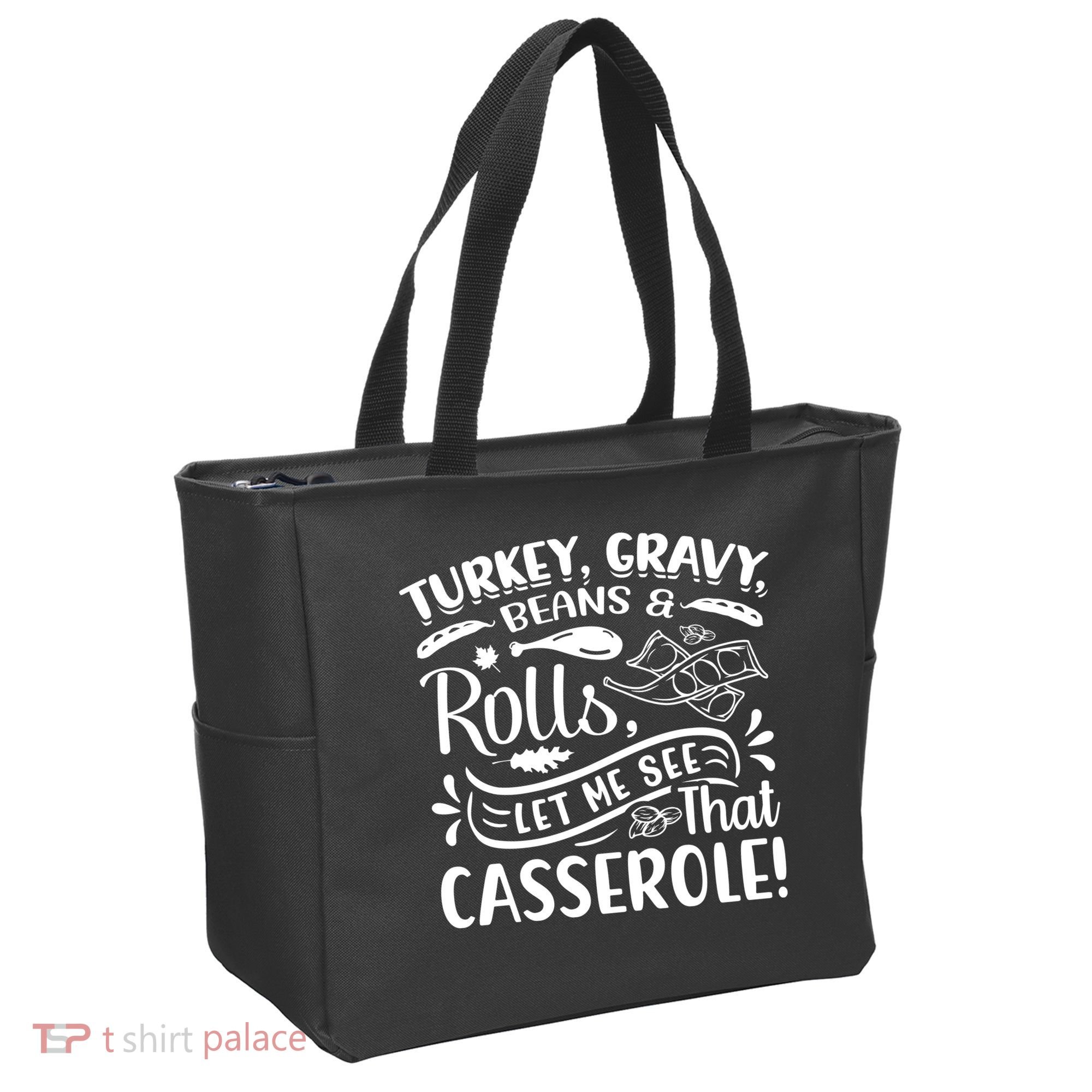 Turkey Gravy Beans & Rolls For Thanksgiving Tote Bag