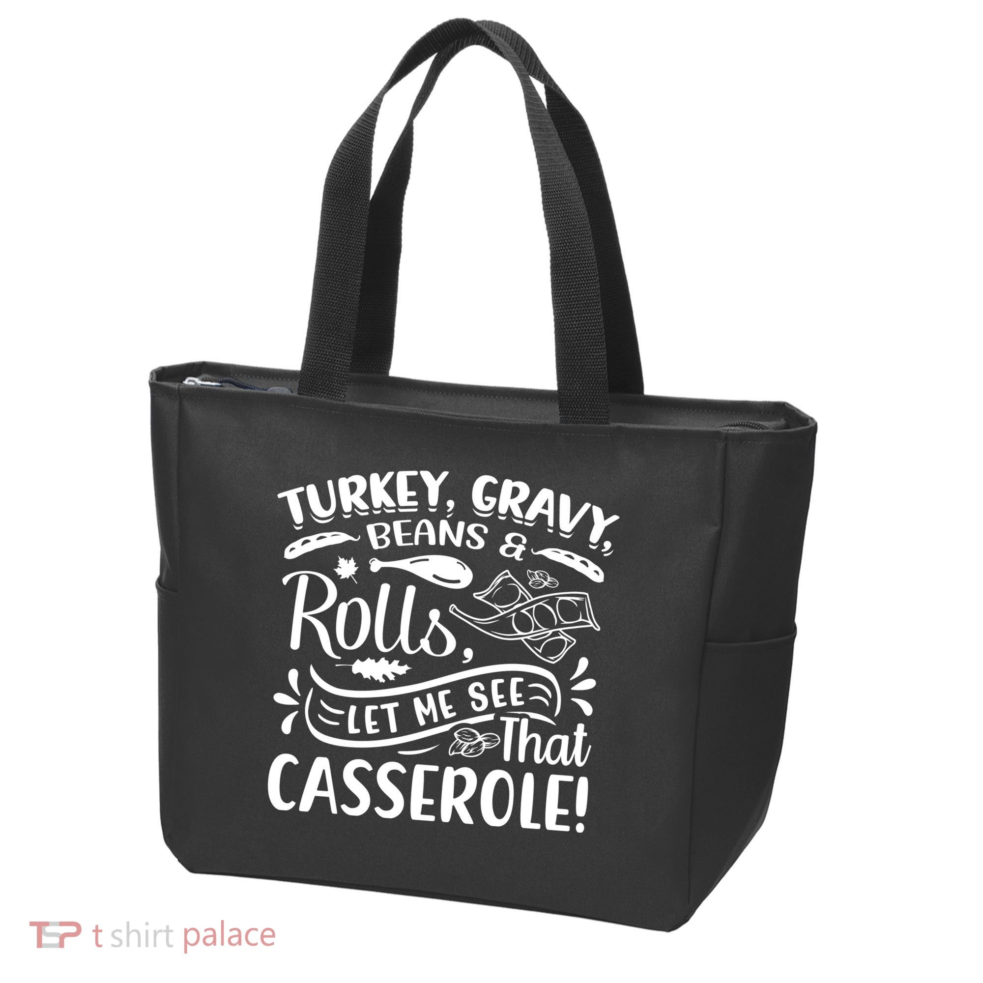 Turkey Gravy Beans & Rolls For Thanksgiving Tote Bag