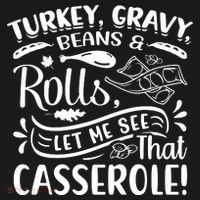 Turkey Gravy Beans & Rolls For Thanksgiving Tote Bag thumb 4