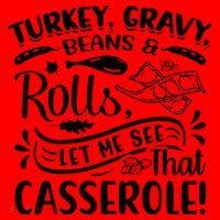 Turkey Gravy Beans & Rolls For Thanksgiving Santa Hat thumb 1