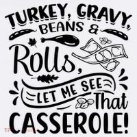 Turkey Gravy Beans & Rolls For Thanksgiving Women's Hoodie thumb 2
