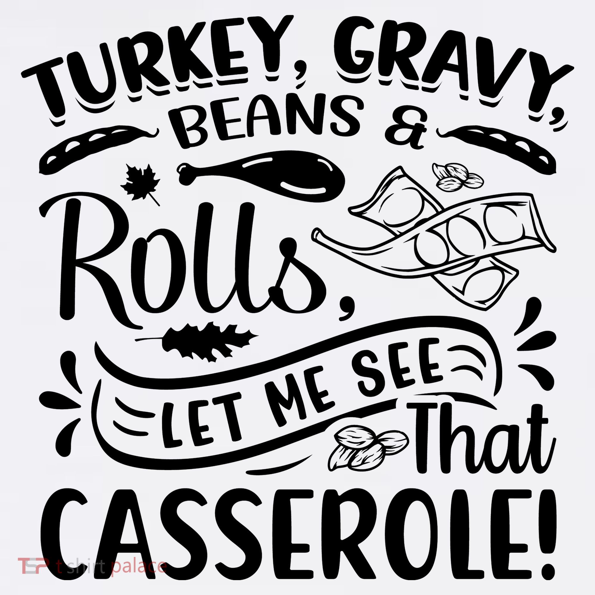 Turkey Gravy Beans & Rolls For Thanksgiving Women's Hoodie