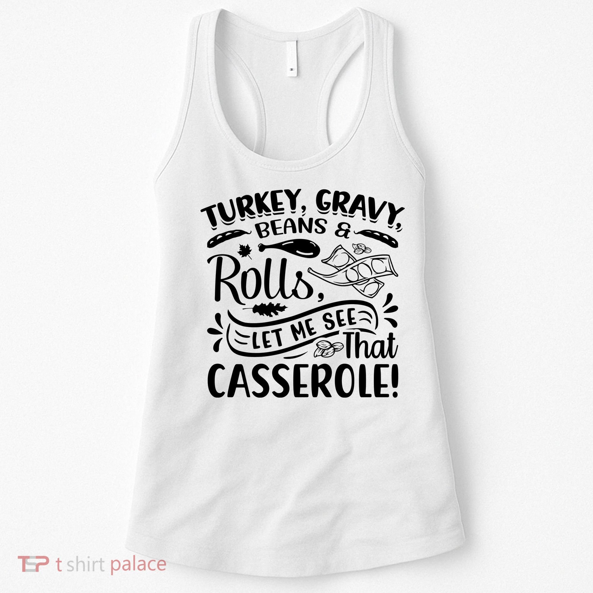 Turkey Gravy Beans & Rolls For Thanksgiving Women's Tank Top