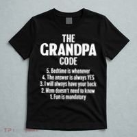 The Grandpa Code Cool Best Grandfather Humor Joke T-Shirt thumb 5