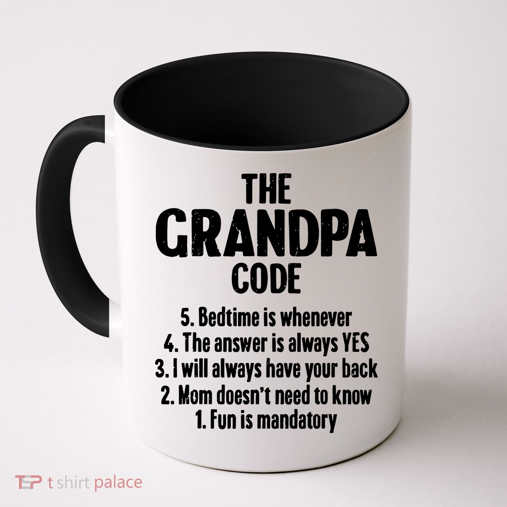 The Grandpa Code Cool Best Grandfather Humor Joke Coffee Mug