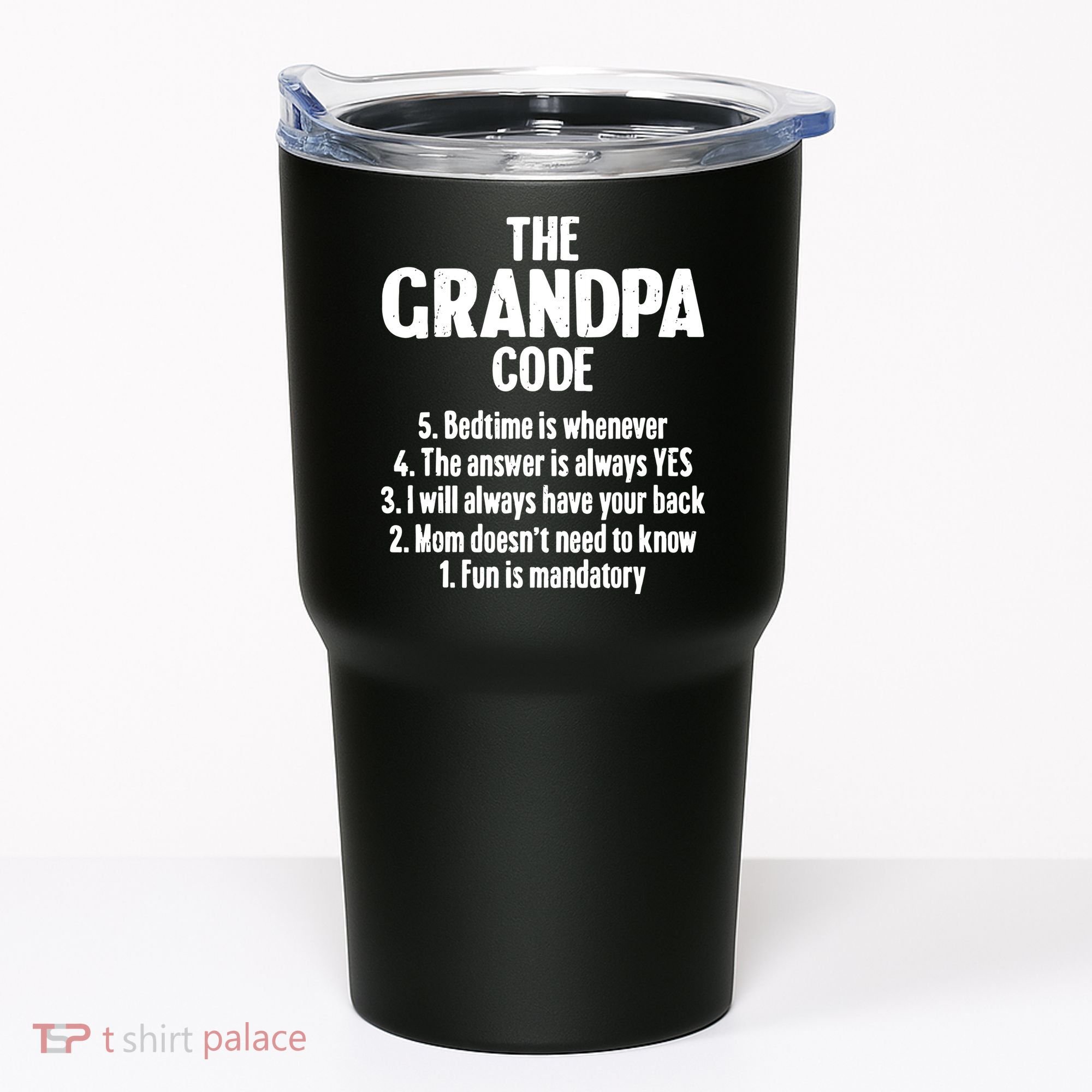 The Grandpa Code Cool Best Grandfather Humor Joke Tumbler