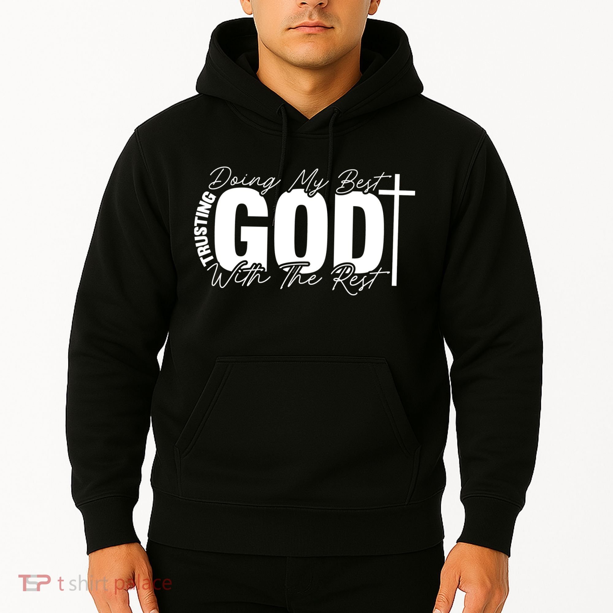 Trusting God Christian Quote Hoodie
