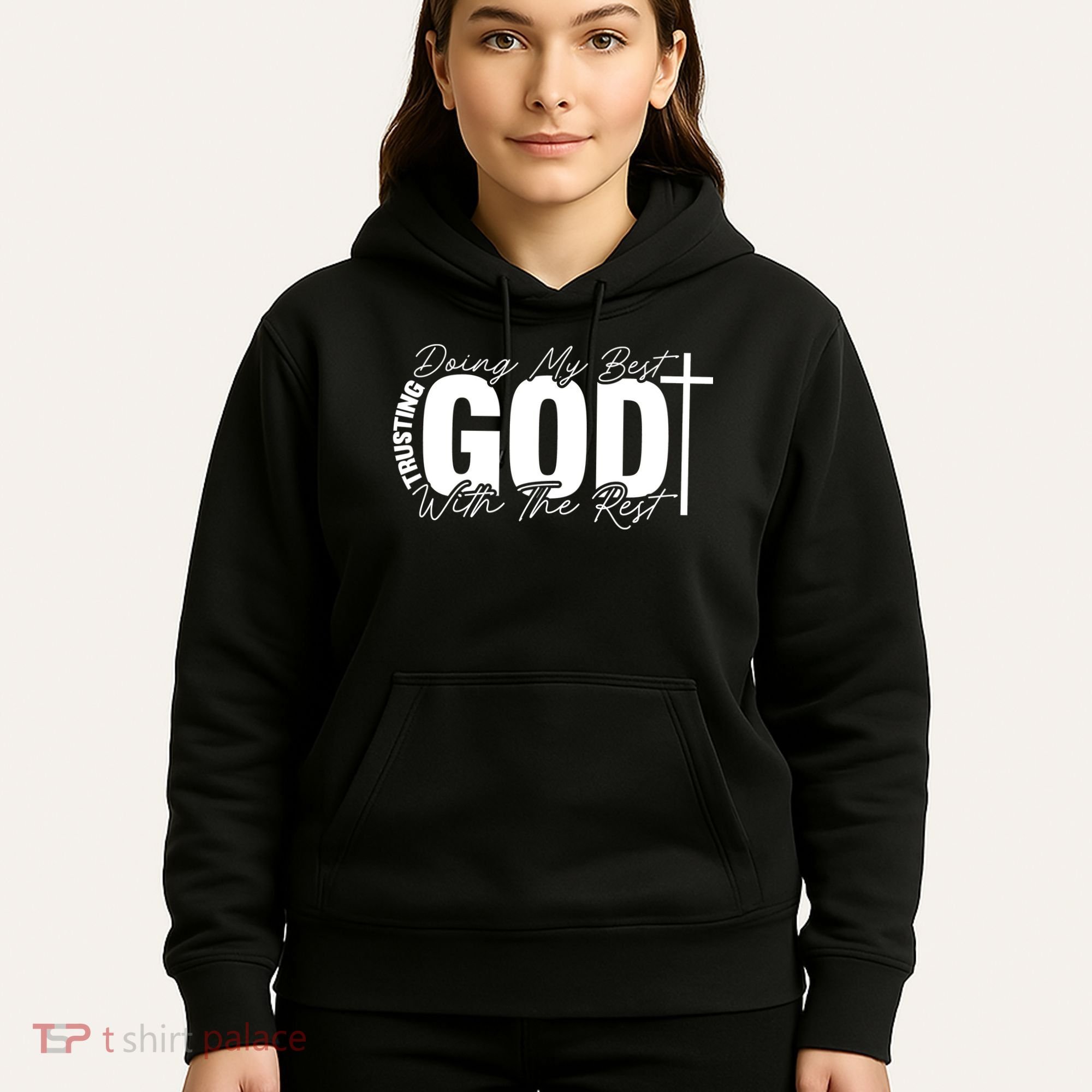Trusting God Christian Quote Hoodie