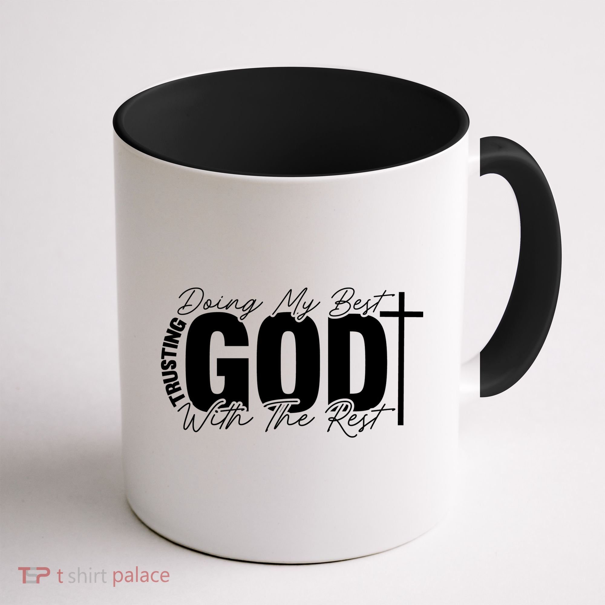Trusting God Christian Quote Coffee Mug