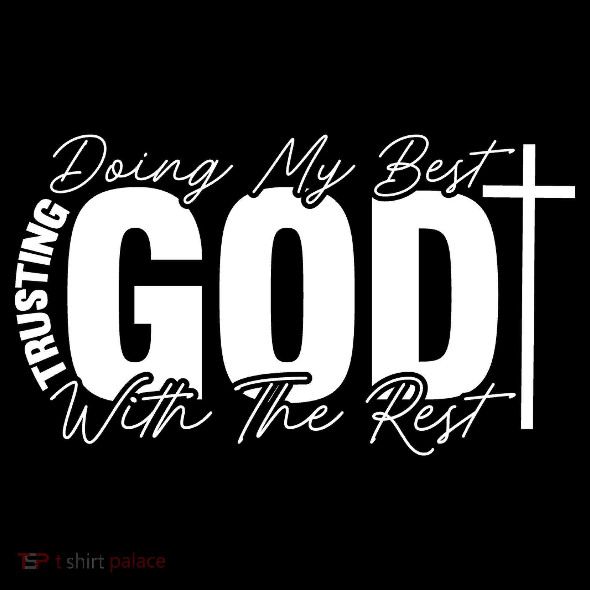 Trusting God Christian Quote Coaster