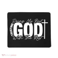 Trusting God Christian Quote Mousepad thumb 0
