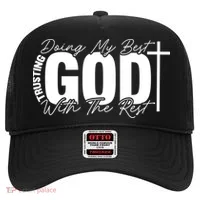 Trusting God Christian Quote Hat thumb 0