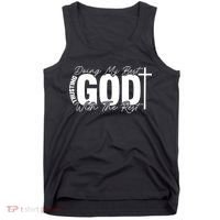 Trusting God Christian Quote Tank Top thumb 0