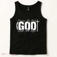 Trusting God Christian Quote Tank Top thumb 2