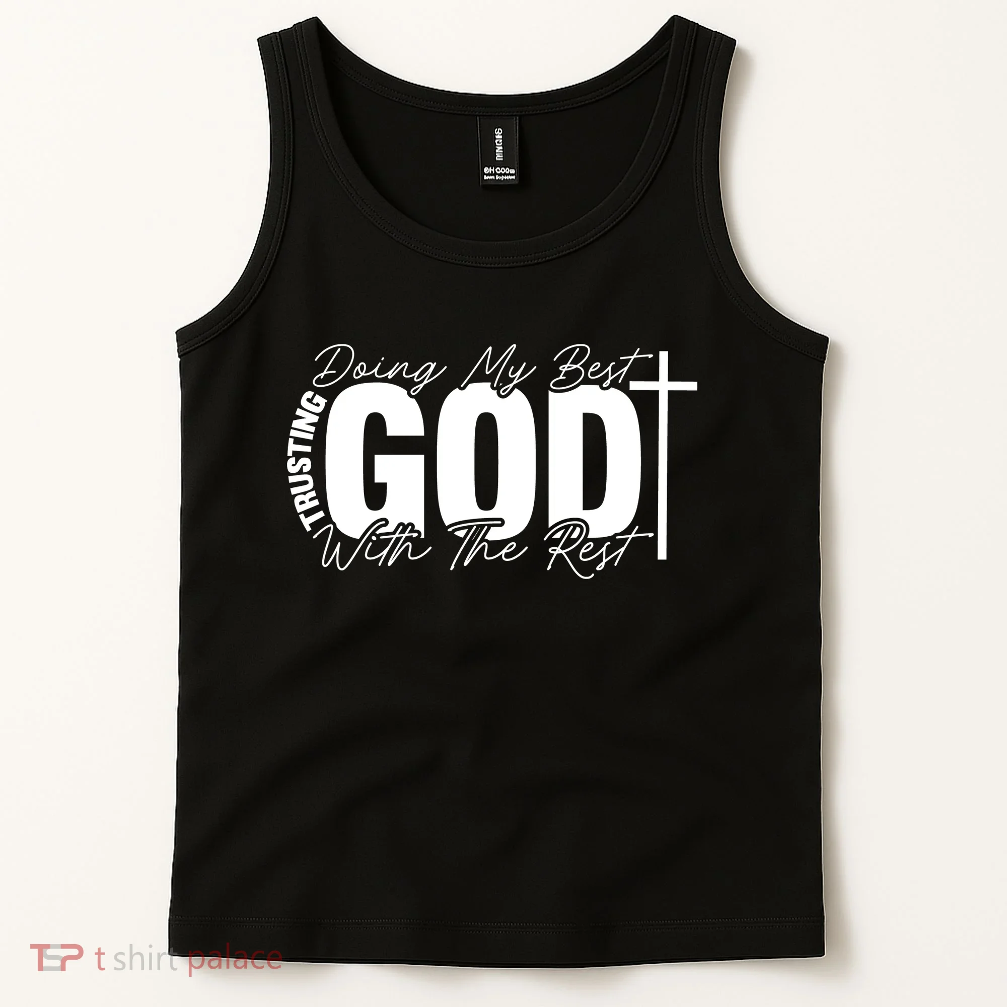 Trusting God Christian Quote Tank Top