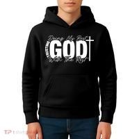 Trusting God Christian Quote Kids Hoodie thumb 4