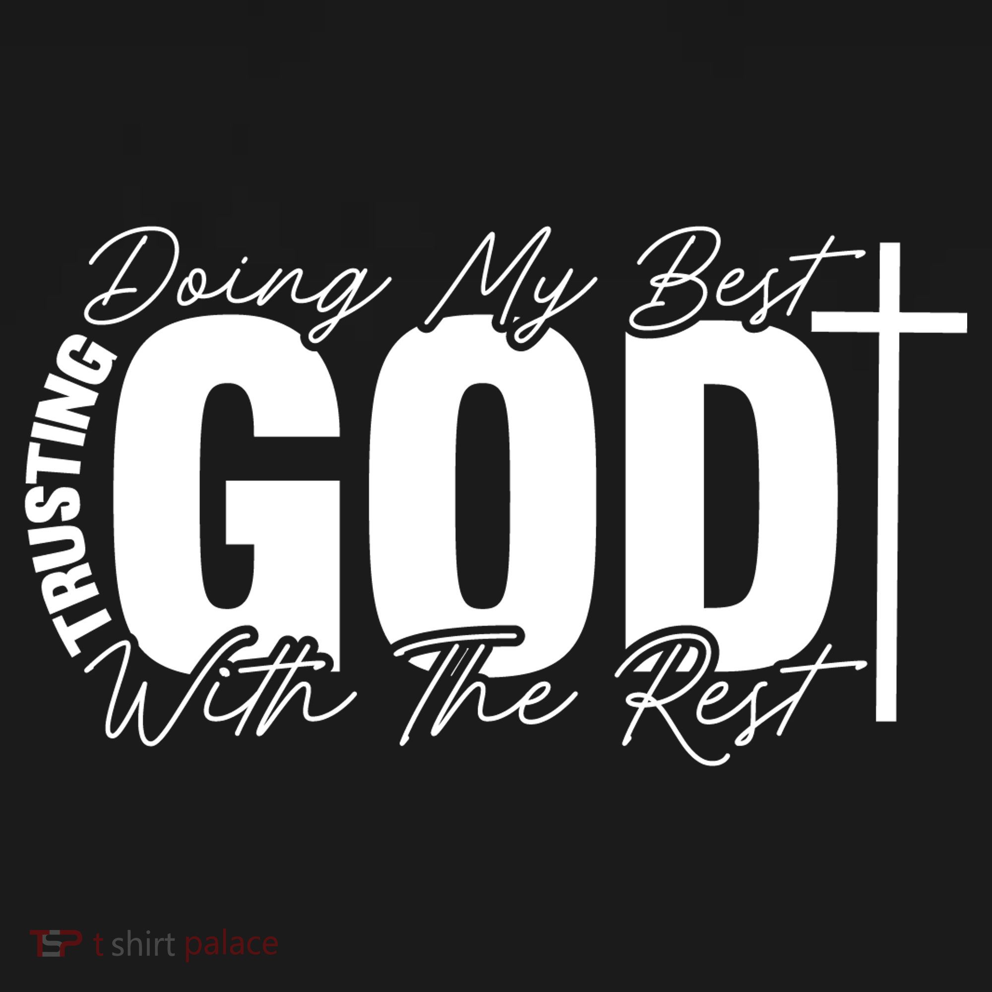 Trusting God Christian Quote Kids Hoodie