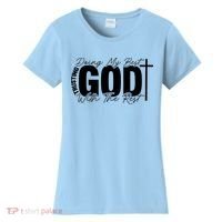 Trusting God Christian Quote Women's T-Shirt thumb 0