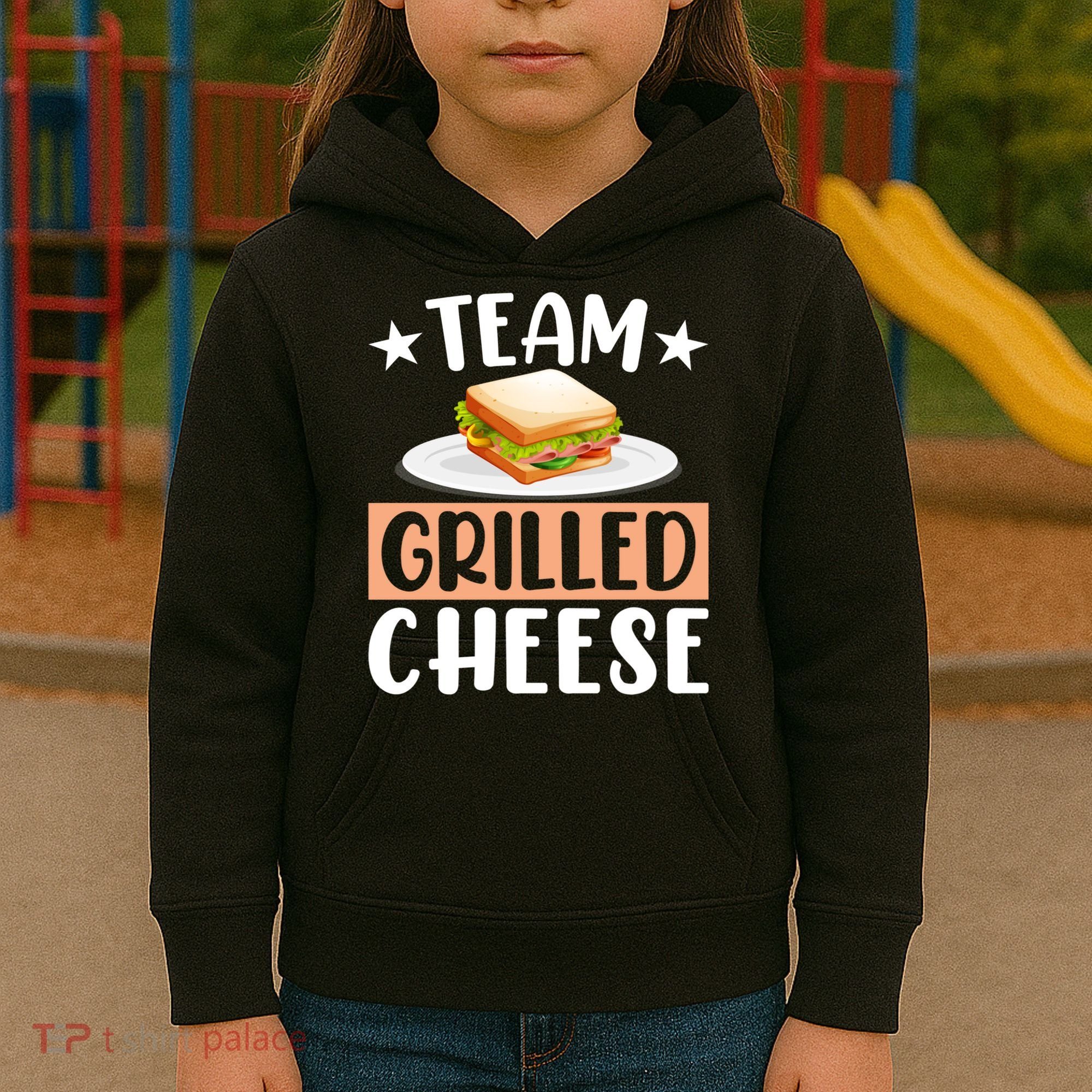 Team Grilled Cheese Gift Kids Hoodie
