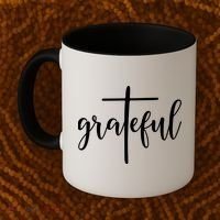 The Grateful Cross Faith Christian Religious Jesus Easter Coffee Mug thumb 2