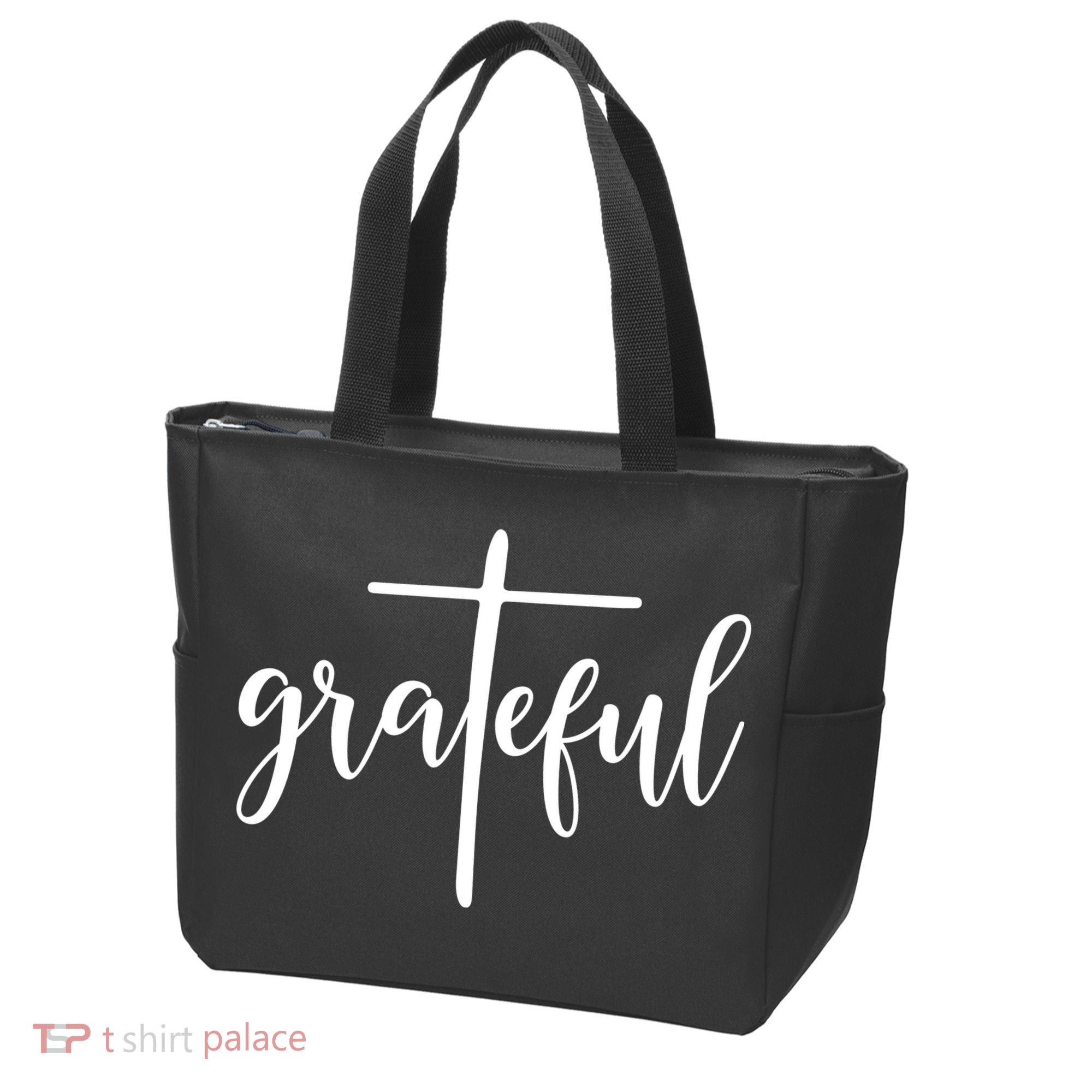 The Grateful Cross Faith Christian Religious Jesus Easter Tote Bag