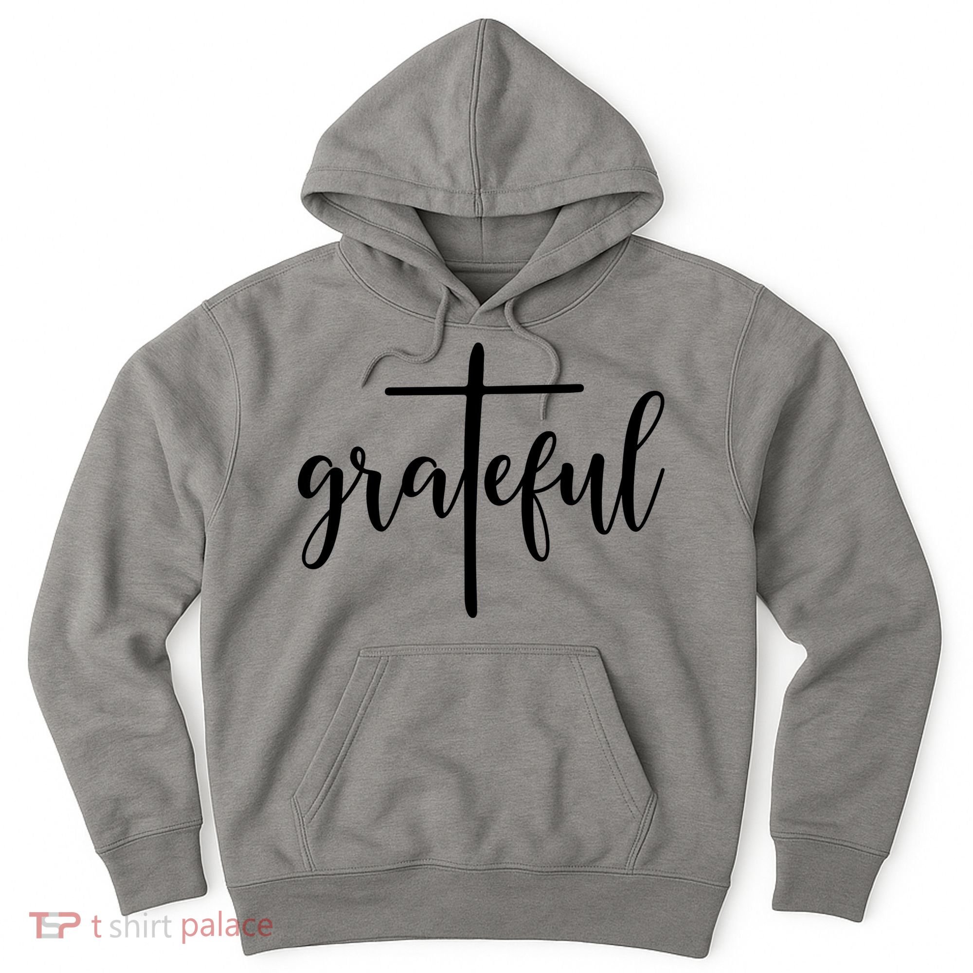The Grateful Cross Faith Christian Religious Jesus Easter Hoodie