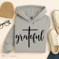 The Grateful Cross Faith Christian Religious Jesus Easter Hoodie thumb 4