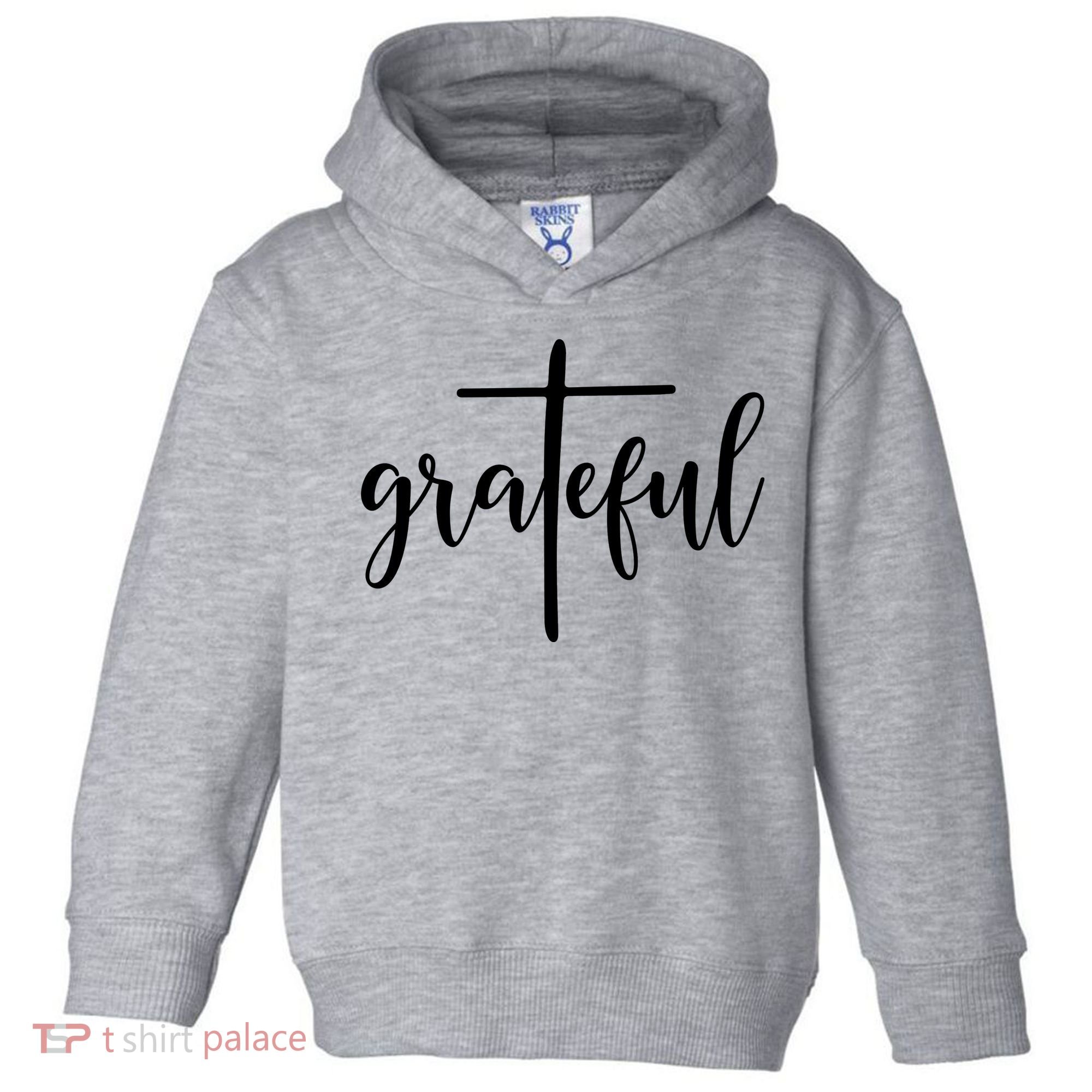 The Grateful Cross Faith Christian Religious Jesus Easter Toddler Hoodie
