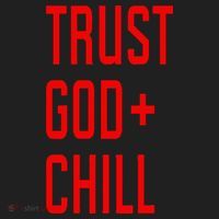 Trust God Chill Funny Christian Golf Towel thumb 3