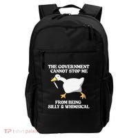 The Government Cannot Stop Me From Being Silly And Whimsical Backpack thumb 0