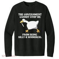 The Government Cannot Stop Me From Being Silly And Whimsical V.I.T. Fleece Crew Sweatshirt thumb 0