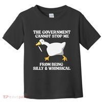 The Government Cannot Stop Me From Being Silly And Whimsical Toddler T-Shirt thumb 0