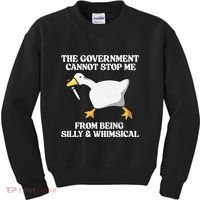 The Government Cannot Stop Me From Being Silly And Whimsical Kids Sweatshirt thumb 0