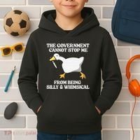 The Government Cannot Stop Me From Being Silly And Whimsical Kids Hoodie thumb 2