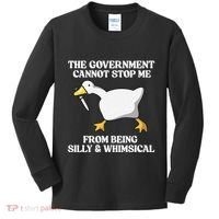 The Government Cannot Stop Me From Being Silly And Whimsical Kids Long Sleeve Shirt thumb 0