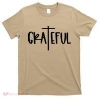 The Grateful Cross Faith Christian Religious Jesus Easter T-Shirt thumb 0