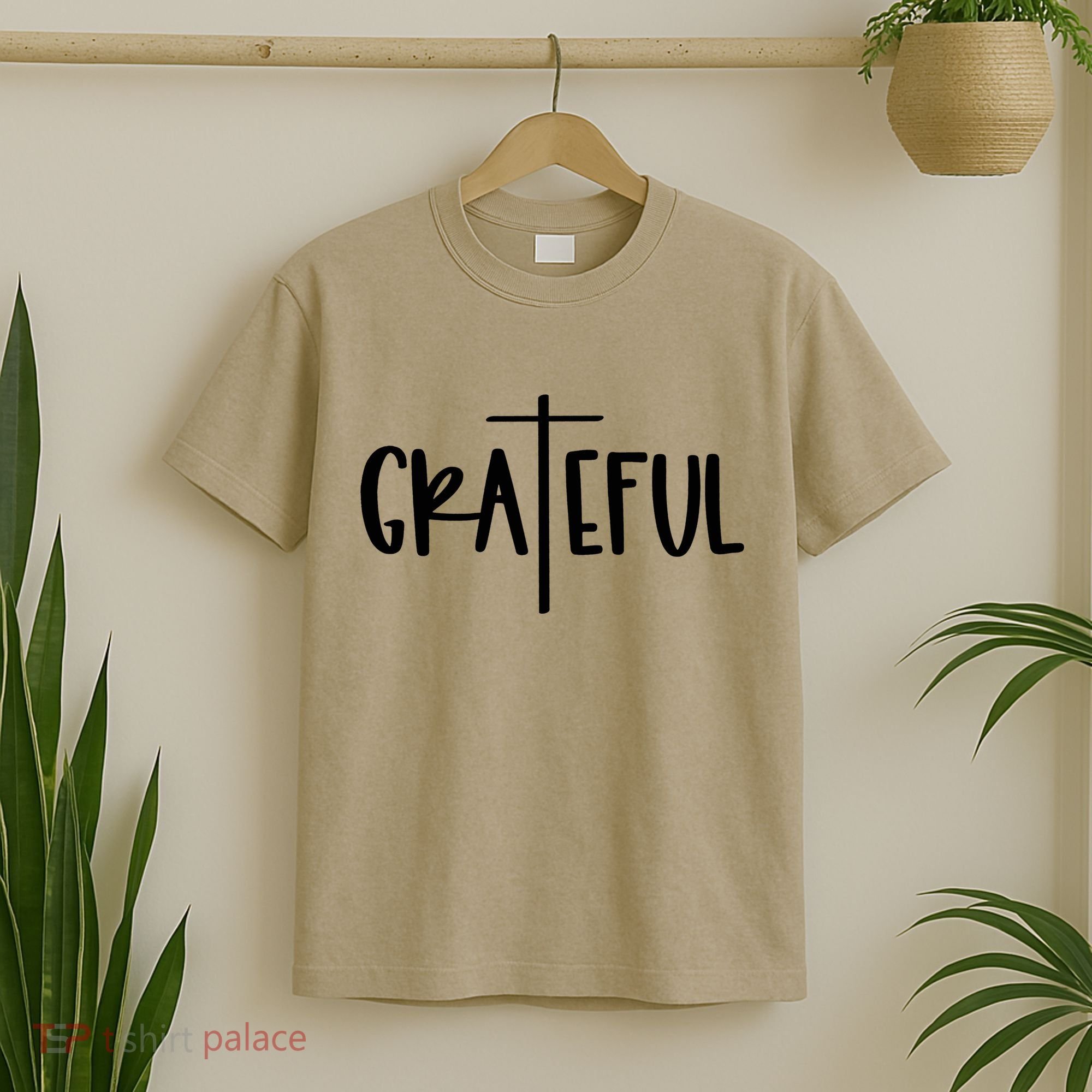 The Grateful Cross Faith Christian Religious Jesus Easter T-Shirt