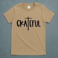 The Grateful Cross Faith Christian Religious Jesus Easter T-Shirt thumb 5