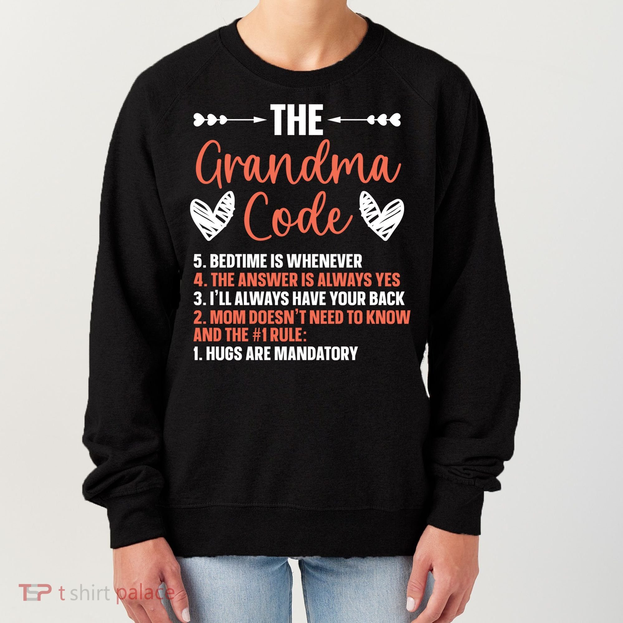 The Grandma Code Granny Grandmother Grandparent Gift Women's Sweatshirt