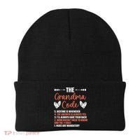 The Grandma Code Granny Grandmother Grandparent Gift Beanie thumb 0