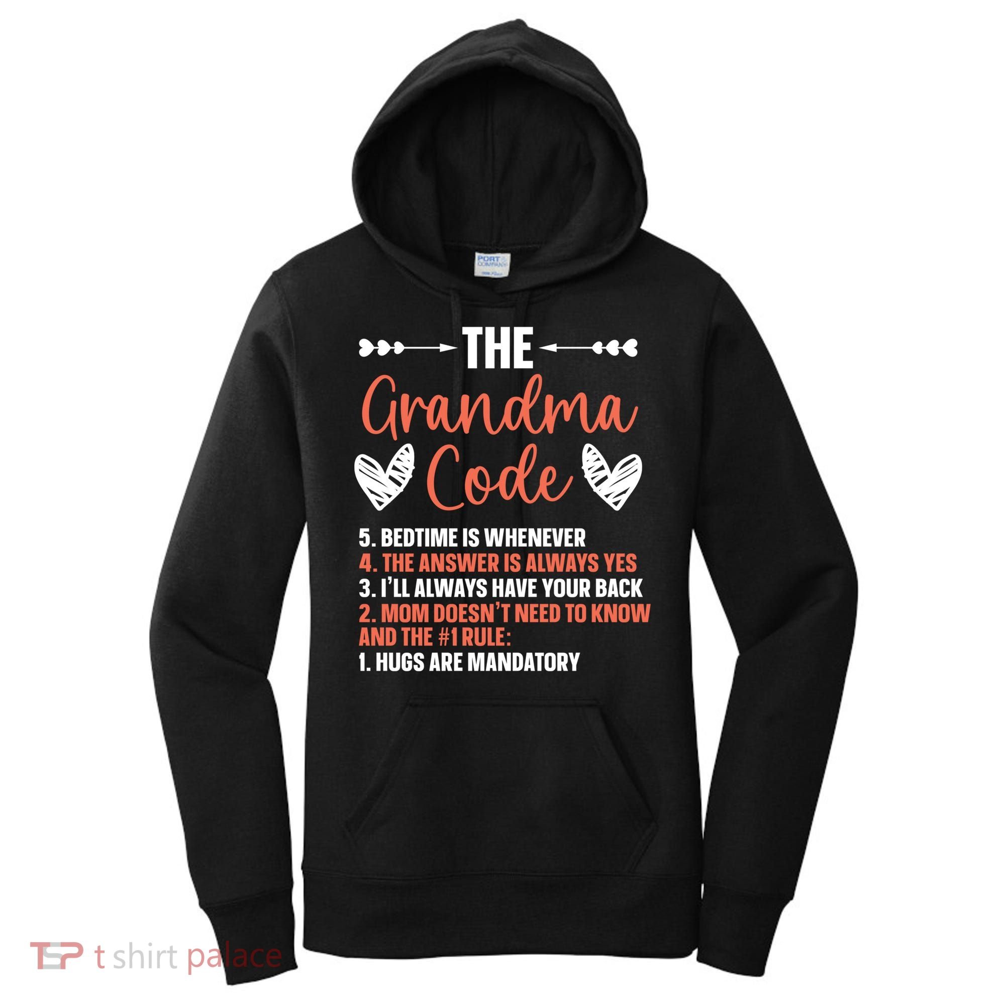 The Grandma Code Granny Grandmother Grandparent Gift Women's Hoodie