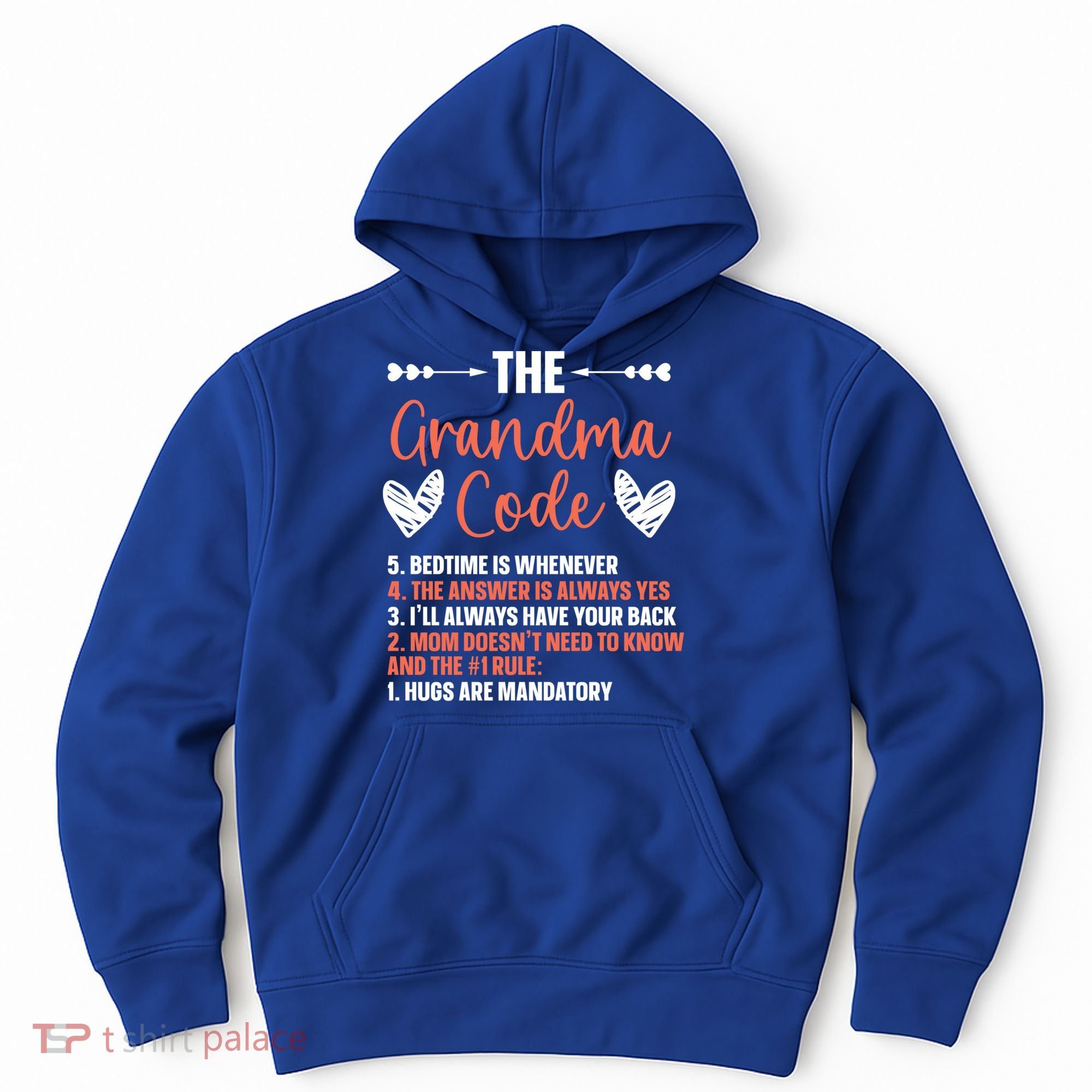 The Grandma Code Granny Grandmother Grandparent Gift Hoodie