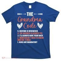 The Grandma Code Granny Grandmother Grandparent Gift T-Shirt thumb 0