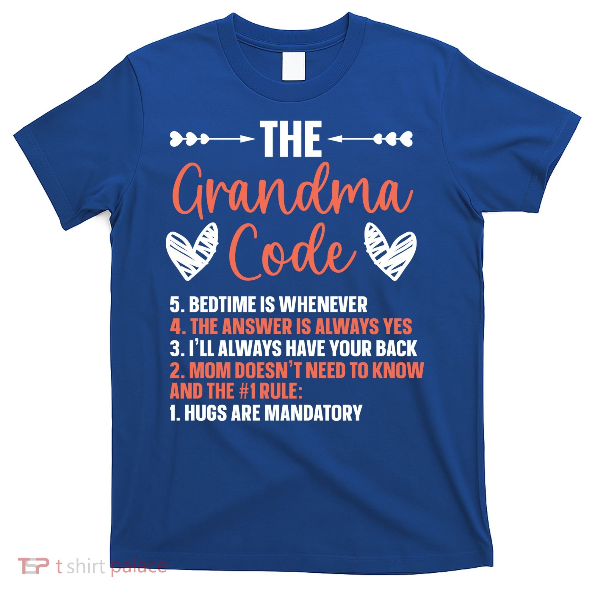 The Grandma Code Granny Grandmother Grandparent Gift T-Shirt