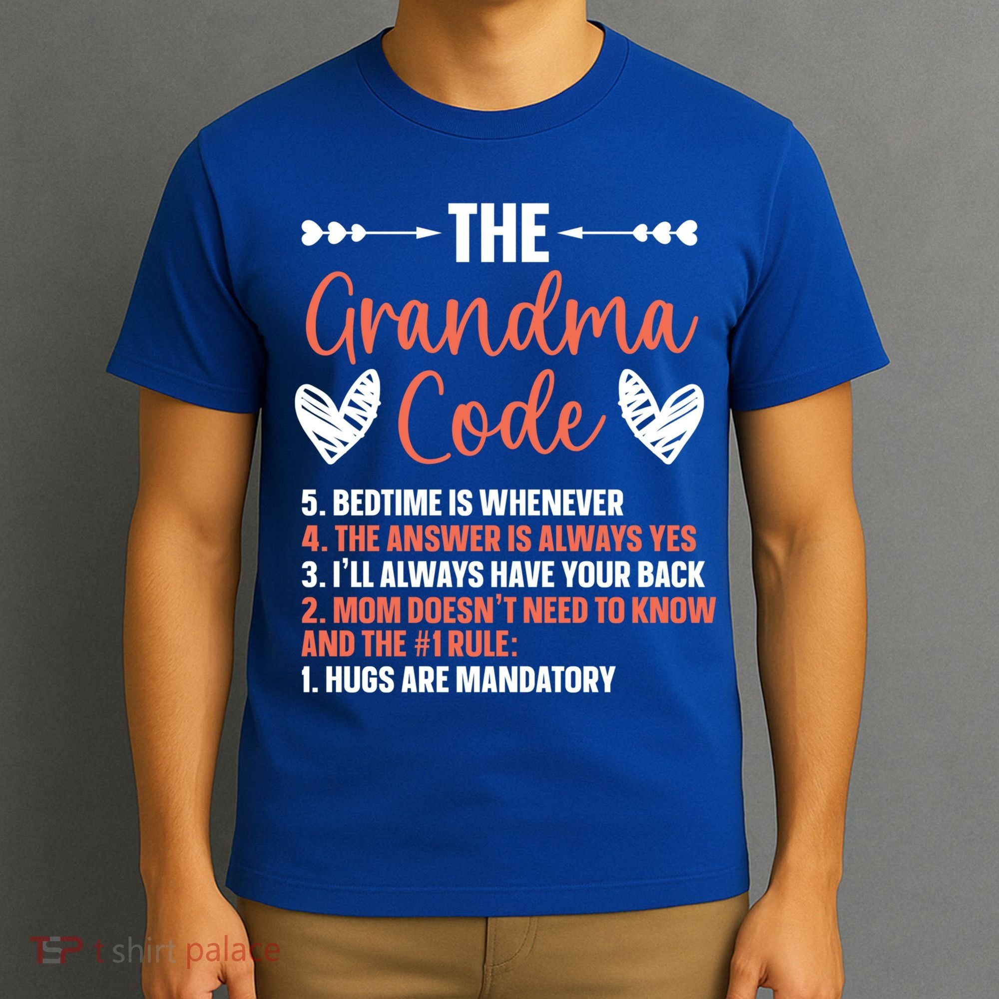 The Grandma Code Granny Grandmother Grandparent Gift T-Shirt