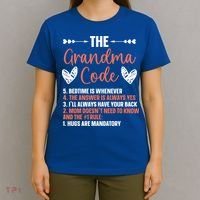 The Grandma Code Granny Grandmother Grandparent Gift T-Shirt thumb 4